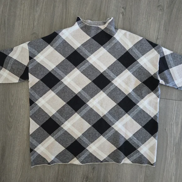 Racheal Zoe Plaid Pullover Sweater Womens Size XL - Picture 2 of 16